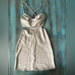 Princess Polly Jemma mini dress champagne 0